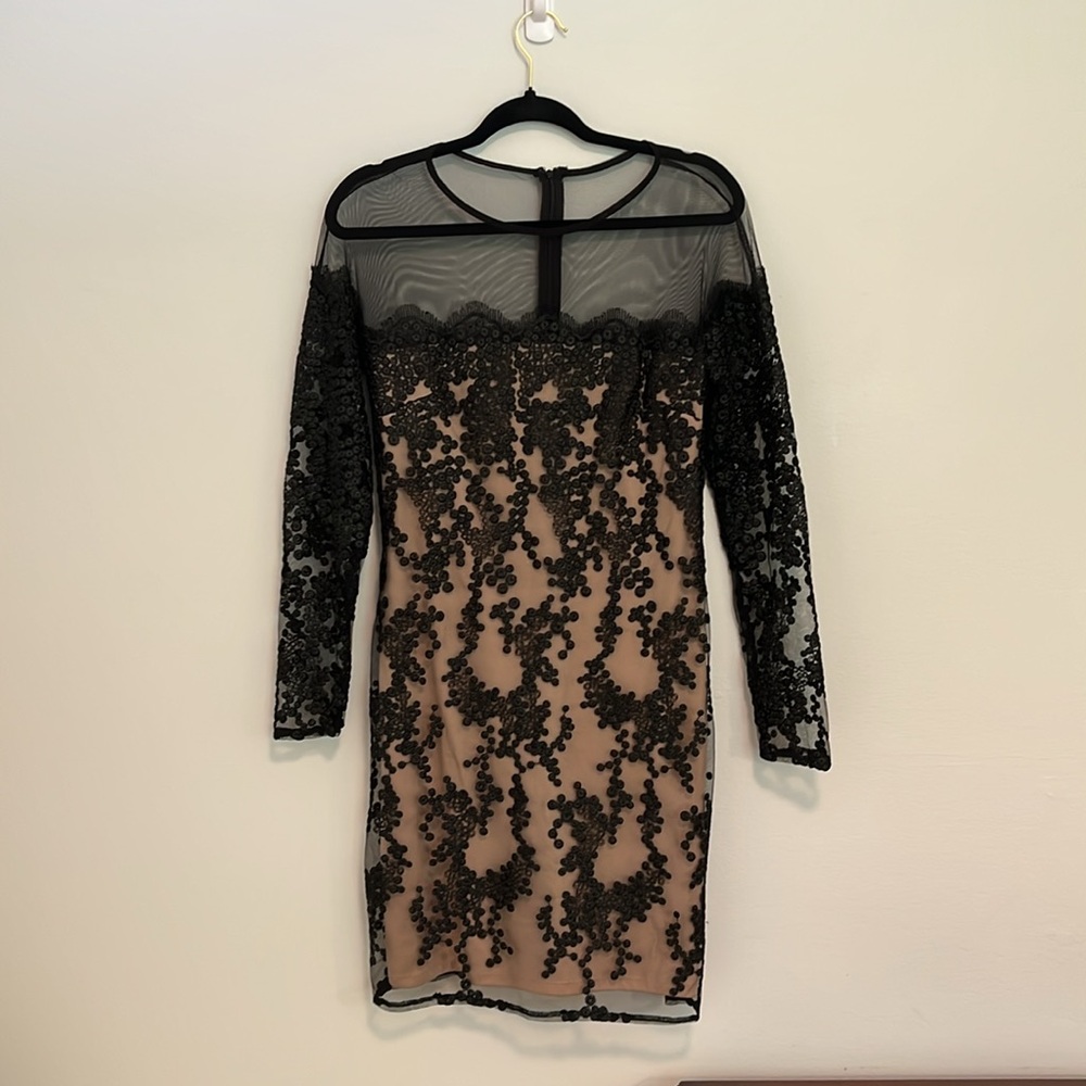 Betsey Johnson Black Lace Cocktail Dress